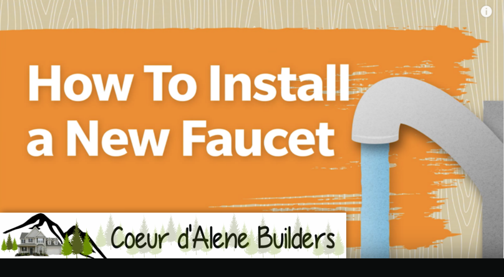 How to Install a New Faucet Kitchen Faucet Replacement